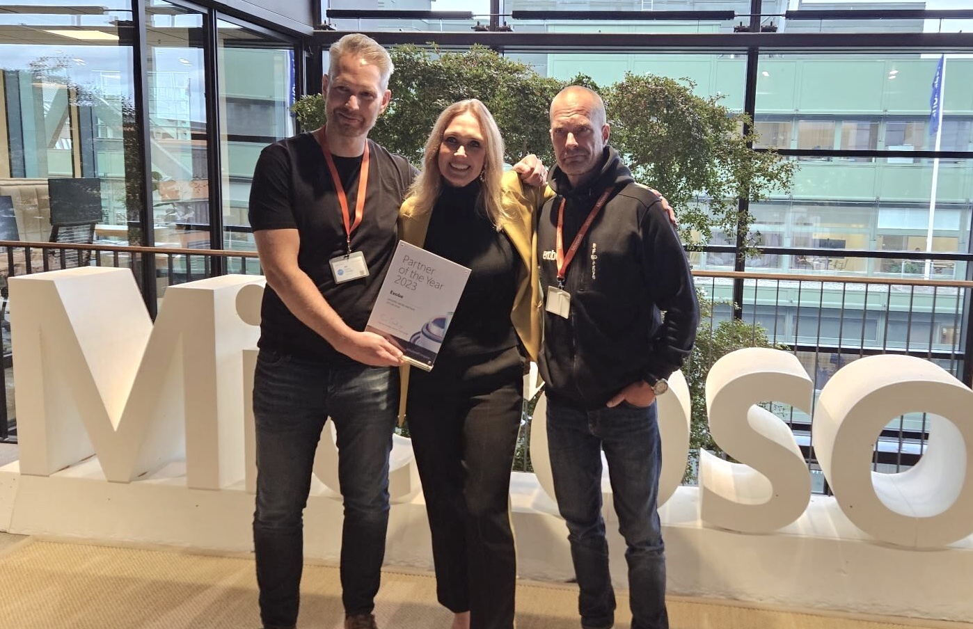 Exobe Microsoft Partner Vi är årets Microsoftpartner – igen! - Exobe